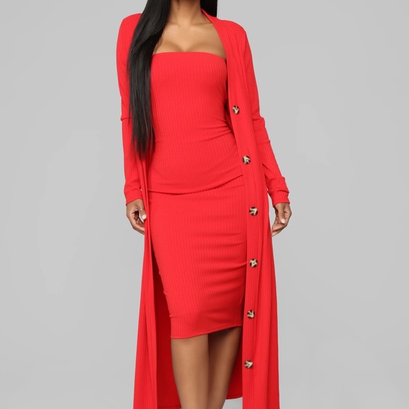 Fashion Nova Dresses & Skirts - 2 Piece Midi Coordinated Set